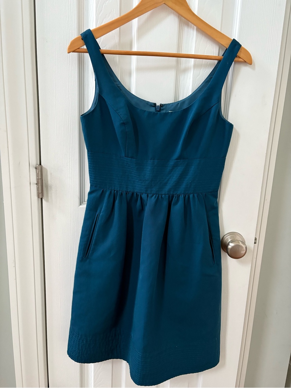 Shoshanna Teal Silk Blend Dress size 4